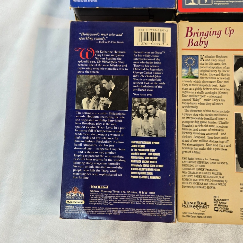 Cary Grant 6 VHS Movies North by Northwest Notorious Operation Petticoat Hepburn - Picture 8 of 9